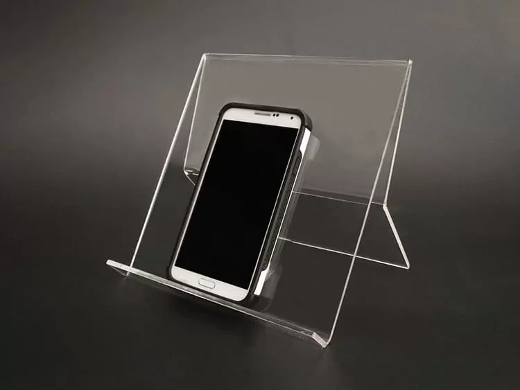 stojak z plexi na telefon