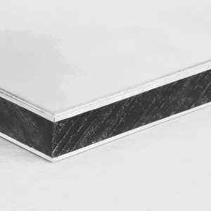 Płyta Dibond biały 3 mm - 150x405cm Okładzina: 0,2 mm