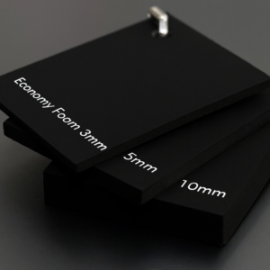 Płyta z PVC spienionego czarna 3mm - 205x305cm