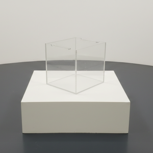 Pudełko z uchwytami 4mm plexi 16x18x16 cm